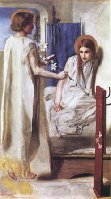 Dante Gabriel Rossetti Ecce Ancilla Domini (The Annunciation) (mk28) oil painting image
